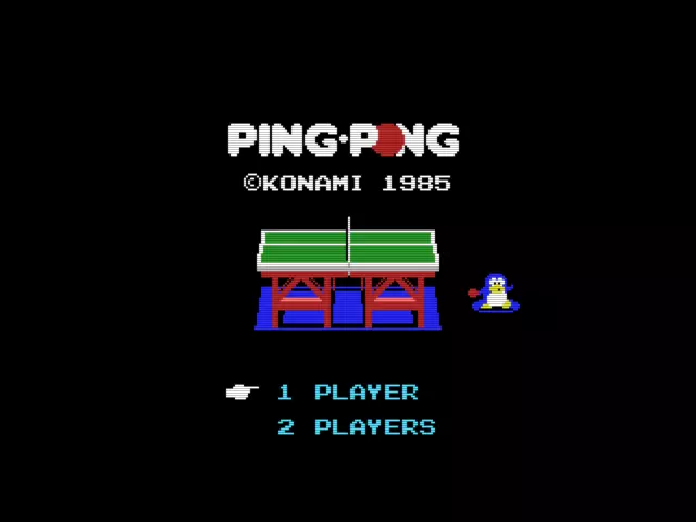 Image n° 1 - titles : Konami's Ping Pong